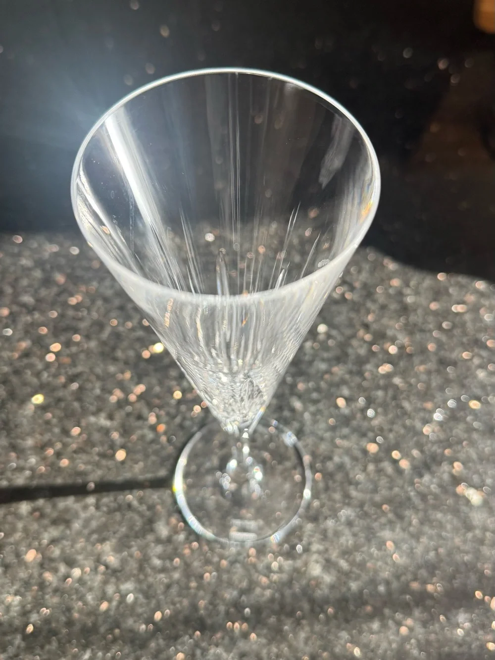 Vera Wang Clear Crystal Champagne Flute